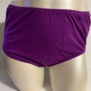 On The Plus Side Panties Underwear Making It Big MIB Cotton Purple Plus Size 4X